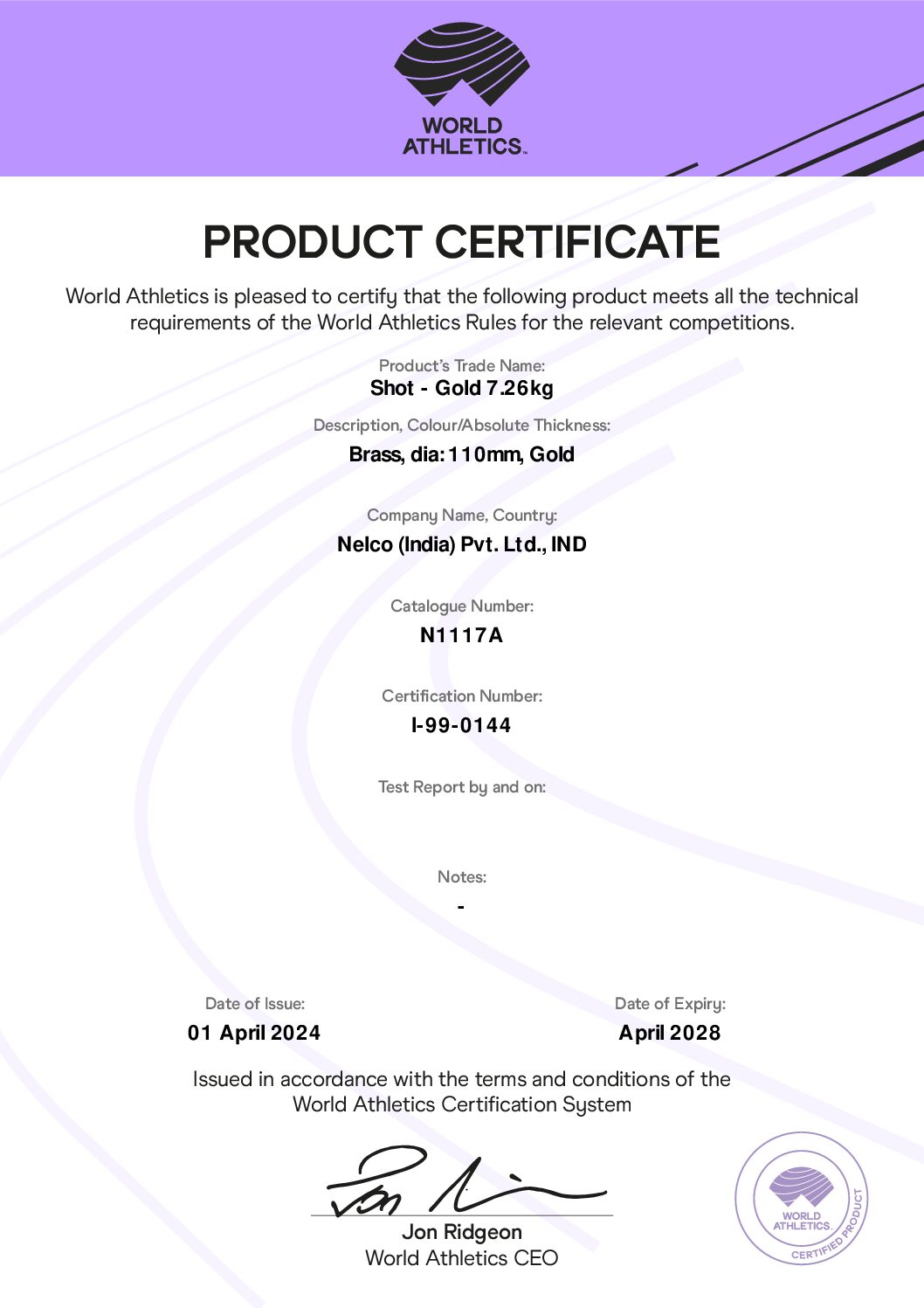 OLYMPIC BRASS SHOT - Image 4