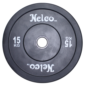 Challenger Black Training Bumper Plates 15Kg
