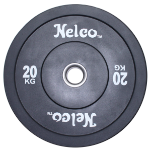Challenger Black Training Bumper Plates 20Kg