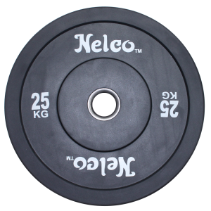 Challenger Black Training Bumper Plates 25Kg